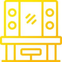 Dressing Room Creative Icon Design vector