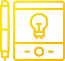 Graphic Tablet Creative Icon Design vector