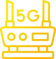 Line Yellow Gradient Design vector