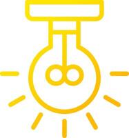 Line Yellow Gradient Design vector