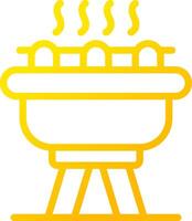 Barbecue Creative Icon Design vector