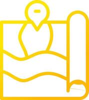 Line Yellow Gradient Design vector