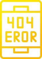 Error Creative Icon Design vector