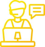 Technical Support Creative Icon Design vector