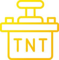 diseño de icono creativo tnt vector