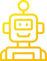 diseño de icono creativo bot vector