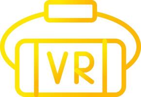 VR Glasses Creative Icon Design vector