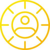 Targeting Creative Icon Design vector