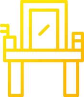 Line Yellow Gradient Design vector