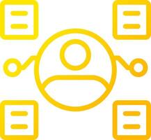 User Predictions Creative Icon Design vector