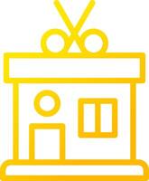 Line Yellow Gradient Design vector