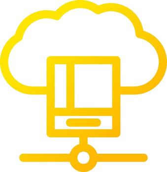 estudiar base de datos creativo icono diseño vector