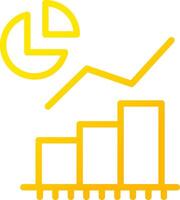 Statistical Analysis Creative Icon Design vector