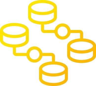 desestructurado datos creativo icono diseño vector