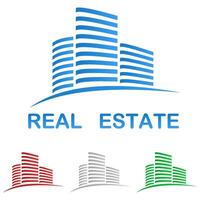 Real estate vector logo icon design template