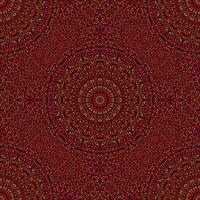 Oriental abstract seamless mandala ornament pattern background - bohemian kaleidoscope vector art graphic design