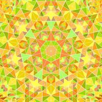 Geometrical polygonal circular tile pattern background - colorful abstract hypnotic vector graphic