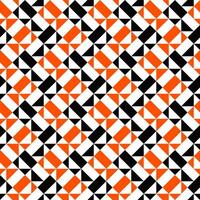 Random geometric threetone pattern background - repeating seamless vector graphic design