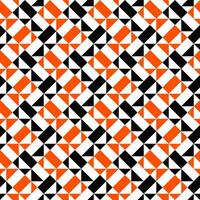 Random geometric threetone pattern background - repeating seamless vector graphic design