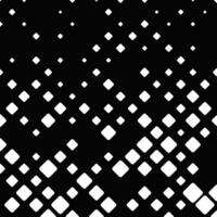 Geometrical random square pattern background - monochrome vector illustration