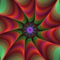 Colorful abstract computer generated fractal ornament background vector