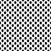 Seamless black and white ellipse pattern background - abstract vector graphic