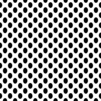 Seamless black and white ellipse pattern background - abstract vector graphic