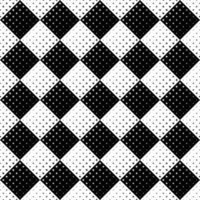 Geometrical monochrome star pattern background - black and white abstract vector design from curved stars