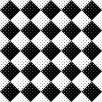 Geometrical monochrome star pattern background - black and white abstract vector design from curved stars