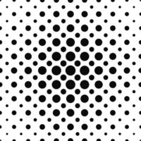 Simple seamless black and white dot pattern vector