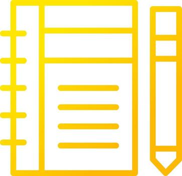 Diary Study Creative Icon Design vector