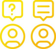 Discussion Creative Icon Design vector