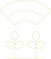 Connected Farming Creative Icon Design vector