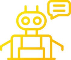 Chatbot Creative Icon Design vector