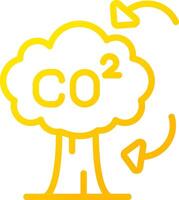 co2 creativo icono diseño vector