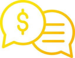 Business Dialog Creative Icon Design vector