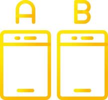 Ab Testing Creative Icon Design vector