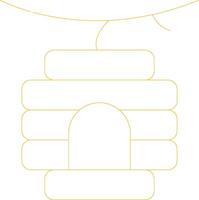 Bee Hive Creative Icon Design vector