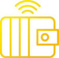Smart Wallet Creative Icon Design vector