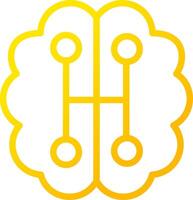 Humanoid Robot Creative Icon Design vector