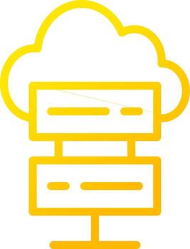 Cloud Computing Creative Icon Design vector