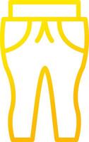 Sweat Pants Creative Icon Design vector