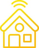 Smart Home Creative Icon Design vector