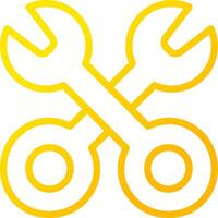 Line Yellow Gradient Design vector