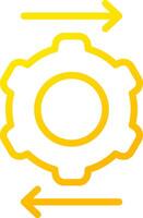 Machine to Machine Creative Icon Design vector