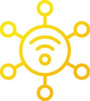 Internet of Things Creative Icon Design vector