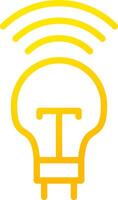 Smart Bulb Creative Icon Design vector