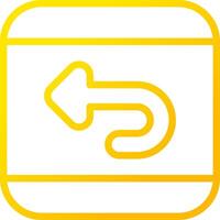 Undo Creative Icon Design vector