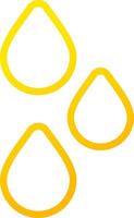 Raindrops Creative Icon Design vector