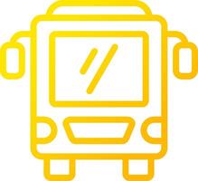 Bus Creative Icon Design vector